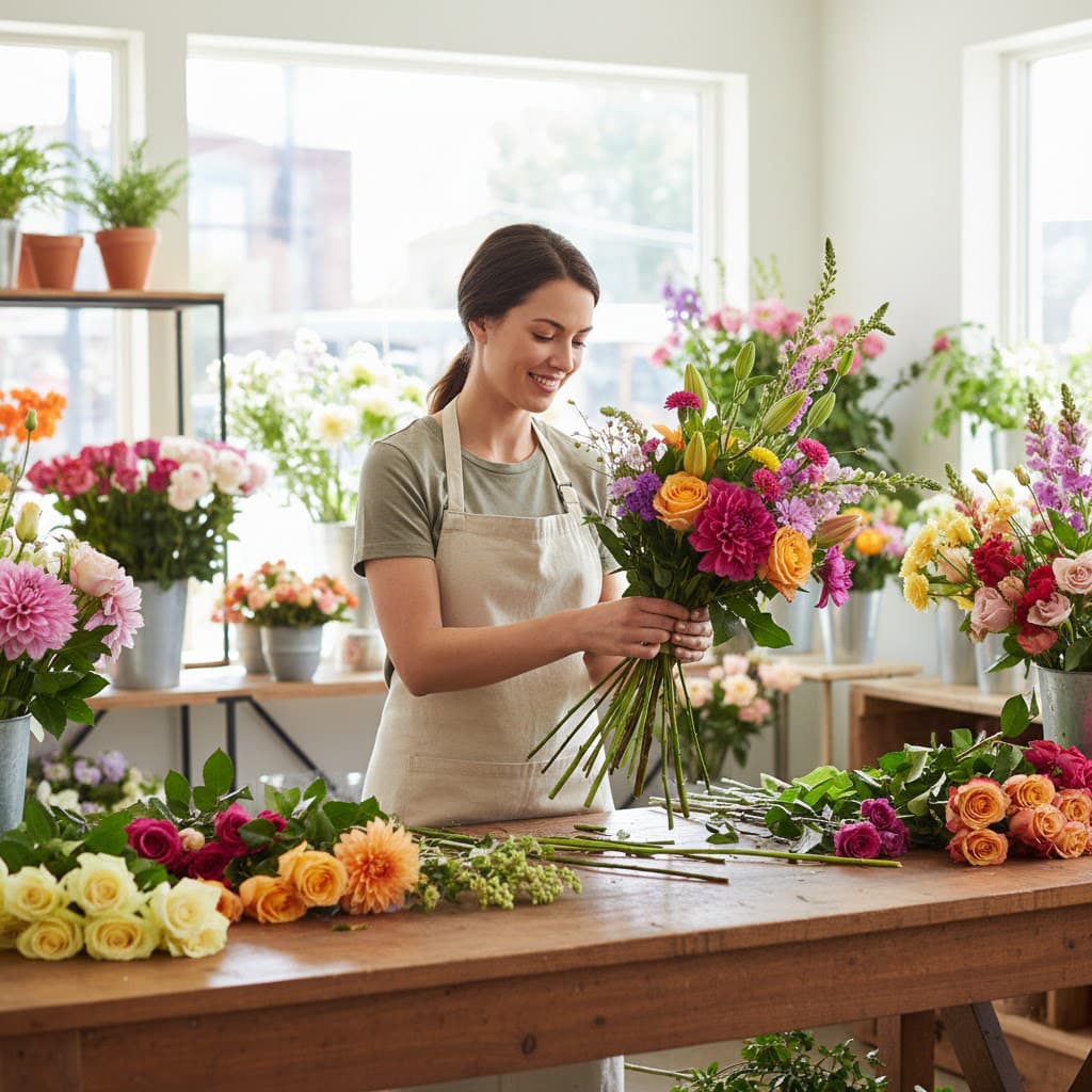 Die beliebtesten Blumenfachgeschäfte in Ihrer Region werden gewählt in der Jahresbeste-Wahl